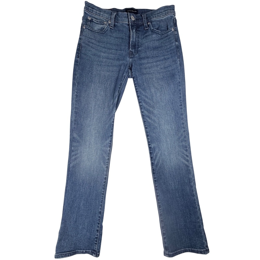 Lucky Brand Sweet Mid Rise Straight Jeans Medium Wash Blue Denim 4/27A